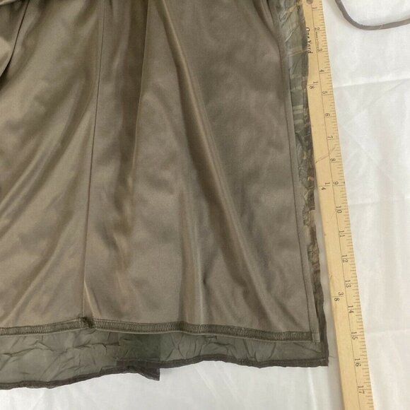 Vintage Y2K S.L. Fashions Dress Women 8 Green Floral Embroidered Maxi Boho Fairy - Picture 11 of 12